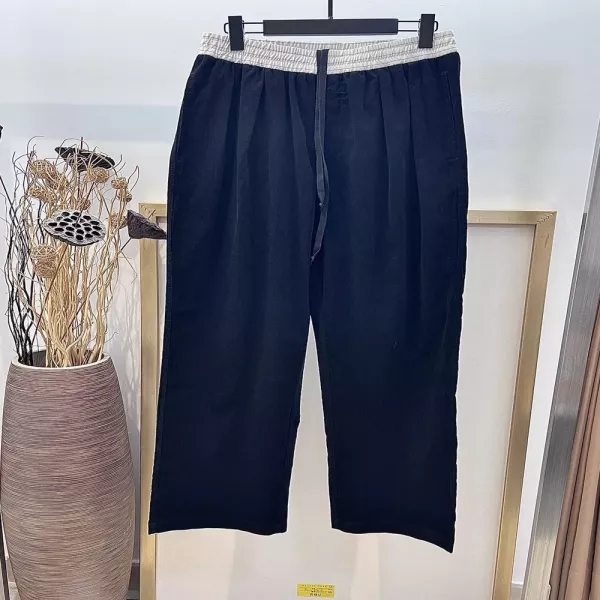 메종마르지엘라 MM6 쇼 런웨이 배색 패치워크 코듀로이 와이드 팬츠