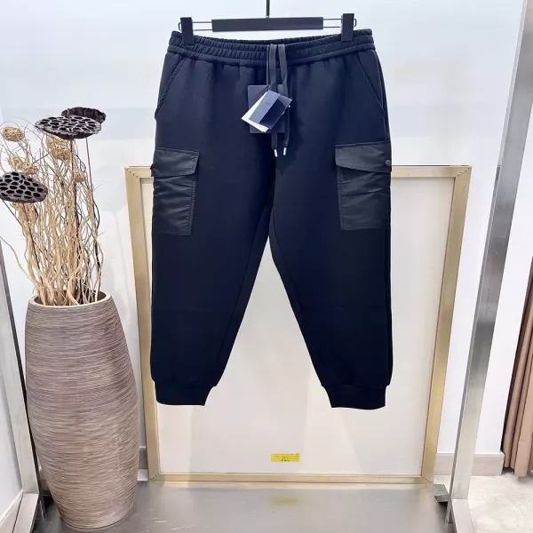 프라다 코튼 오버사이즈 카고 포켓 조거 팬츠