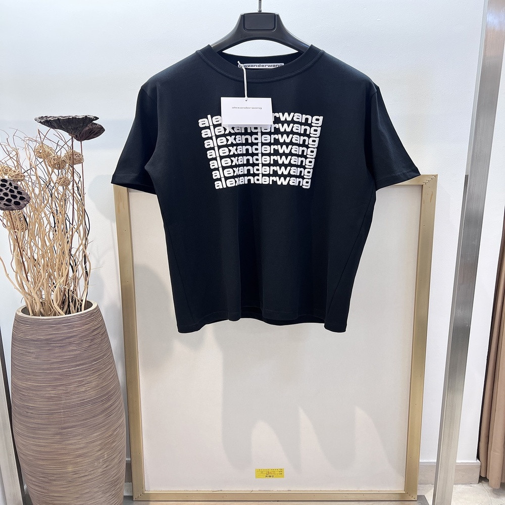 알렉산더왕 시티 리미티드 레터링 프린트 반팔 티셔츠