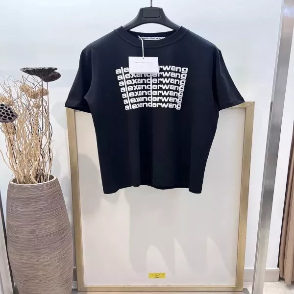 알렉산더왕 시티 리미티드 레터링 프린트 반팔 티셔츠
