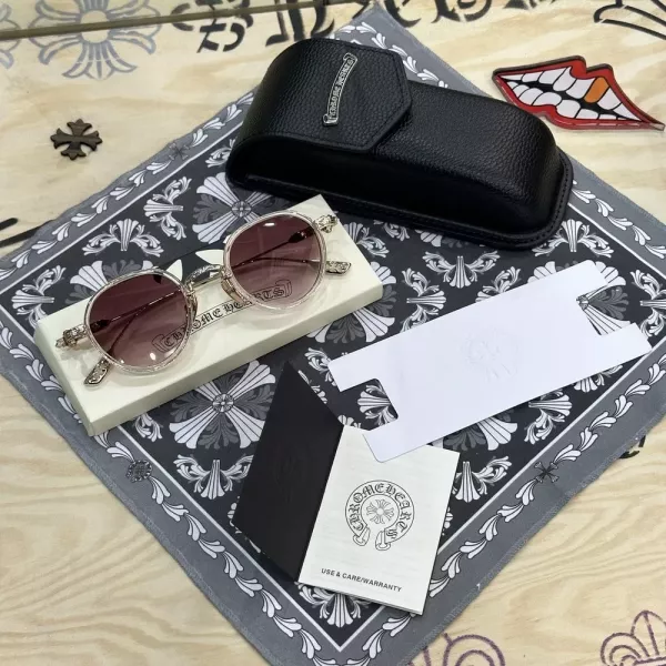 크롬하츠 925 실버 라운드 선글라스