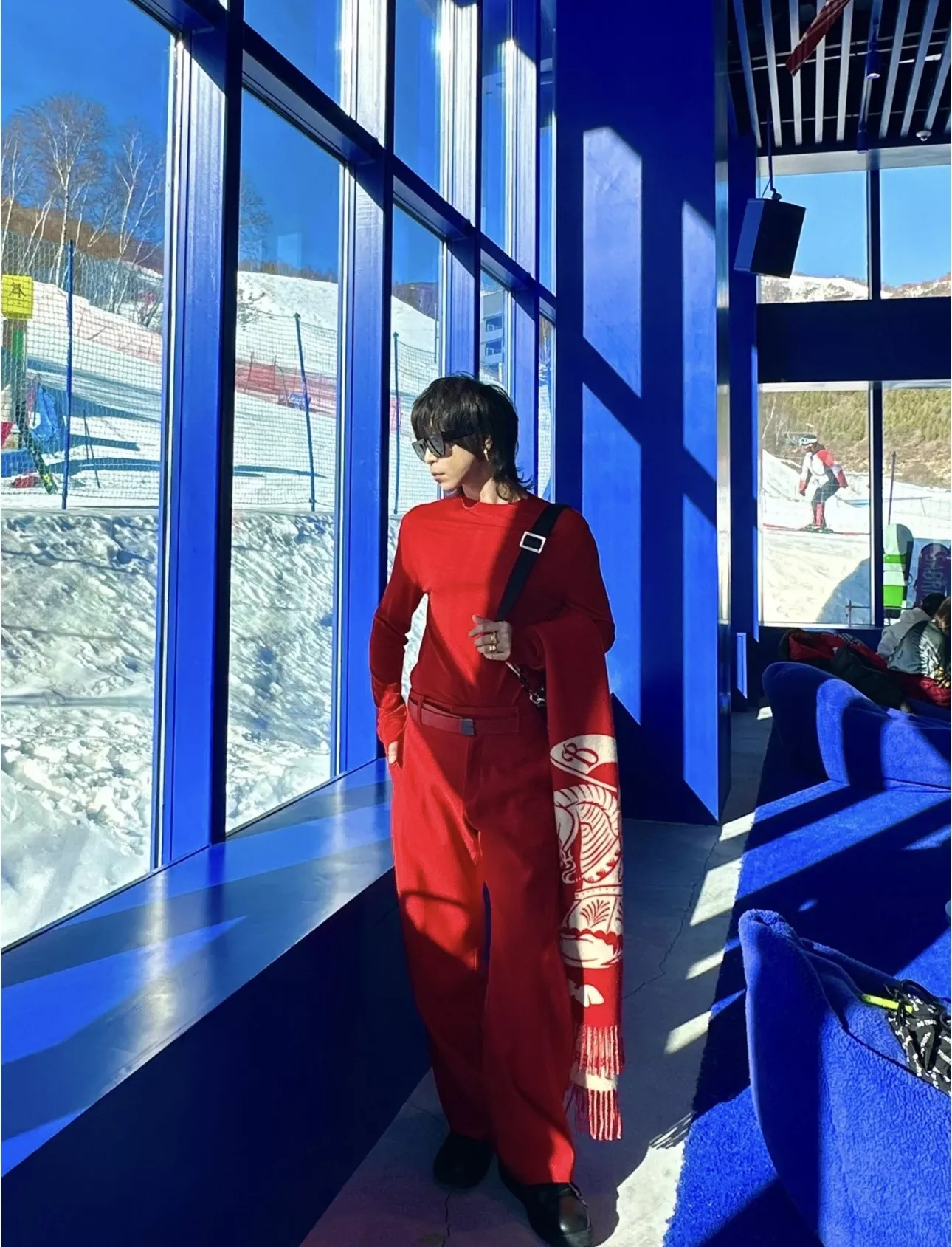 버버리 기사 엠블럼 캐시미어 숄 상세 이미지 12