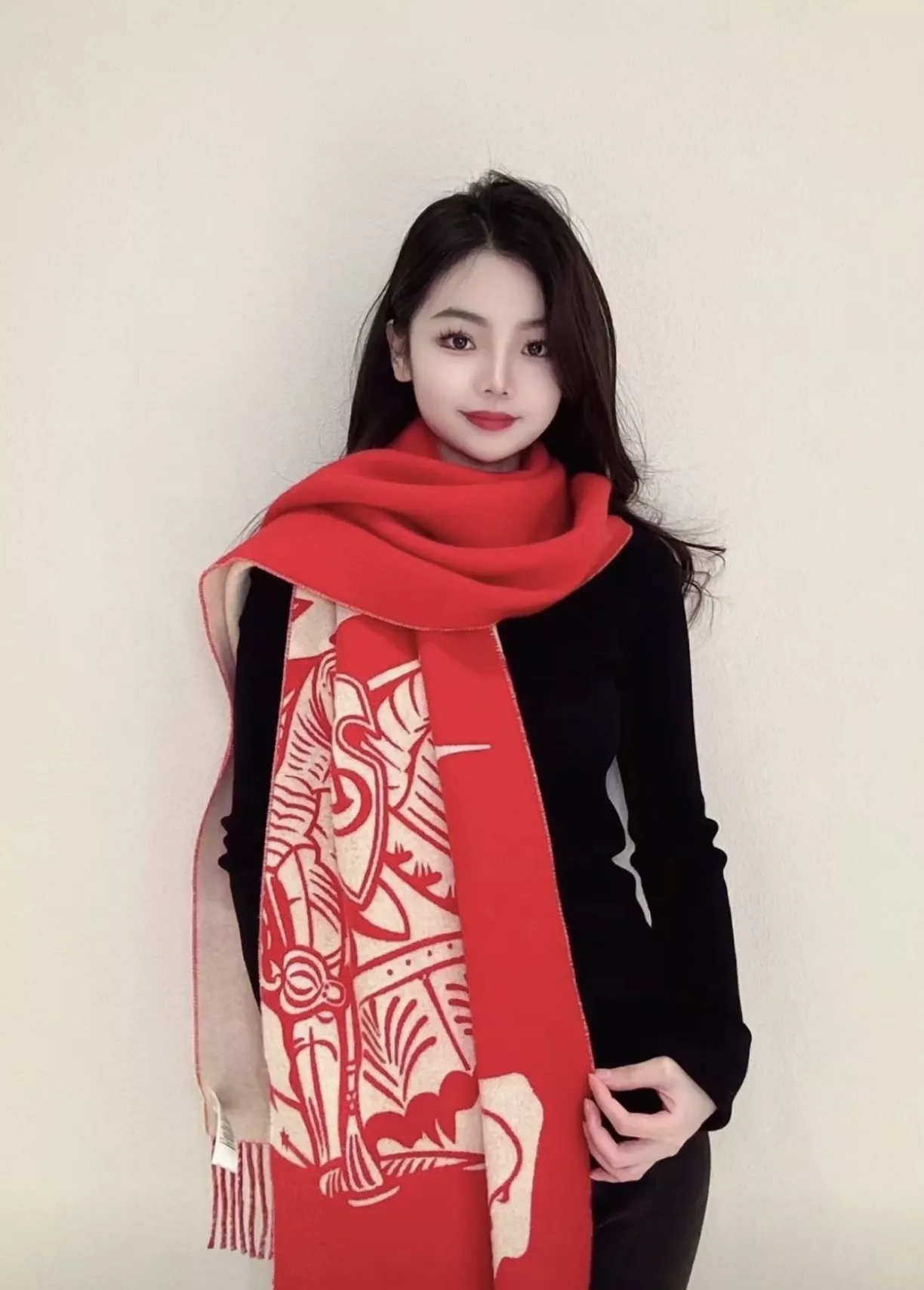 버버리 기사 엠블럼 캐시미어 숄 상세 이미지 17