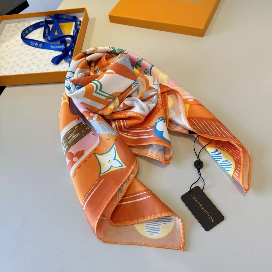 루이비통 모노그램 실크 스퀘어 90 상세 이미지 5