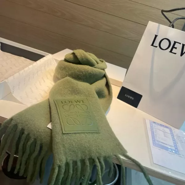 로에베 컬러블록 모헤어 머플러
