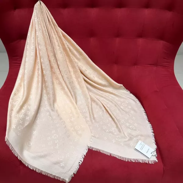 루이비통 모노그램 실크울 숄