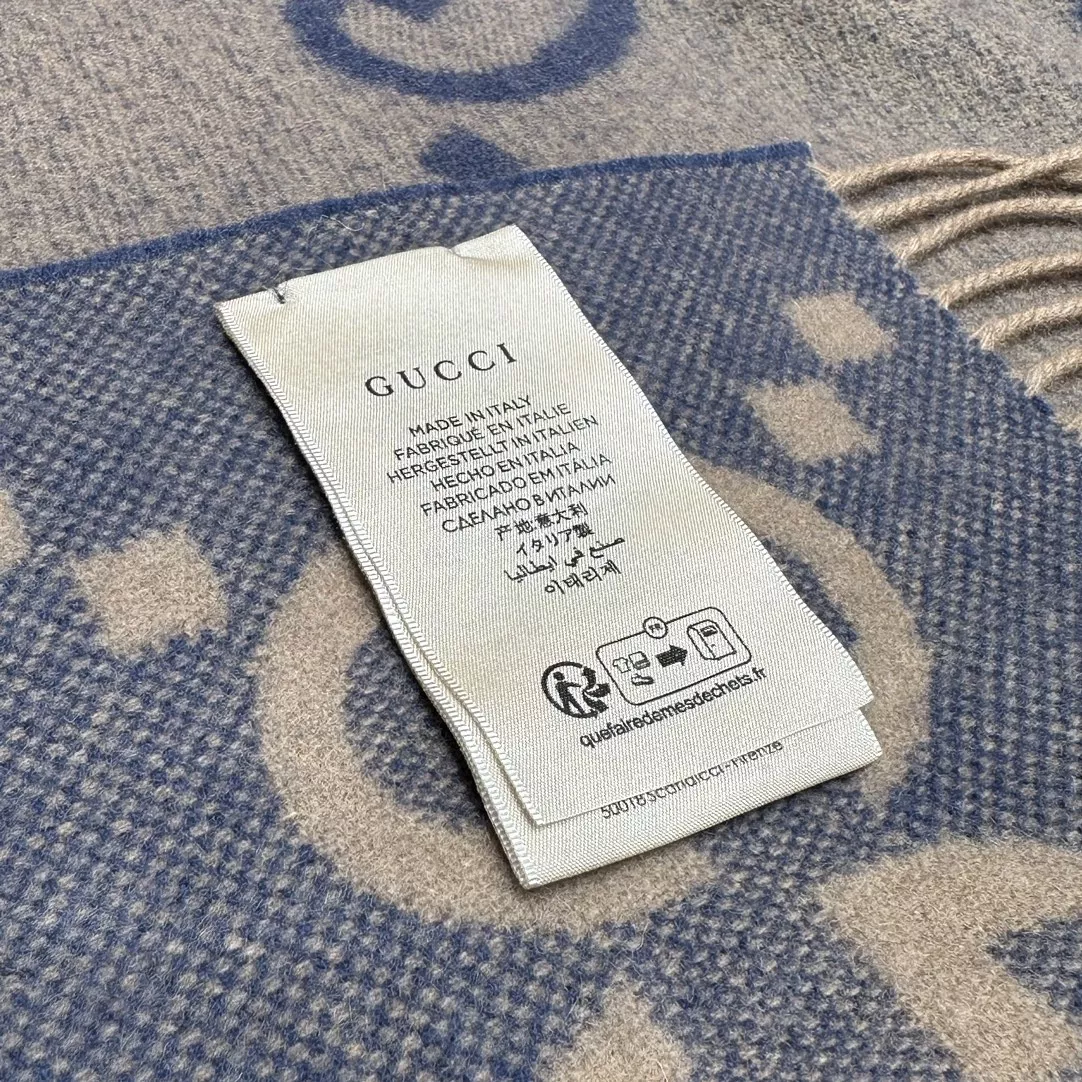 구찌 더블페이스 GG 테슬 스카프 상세 이미지 8