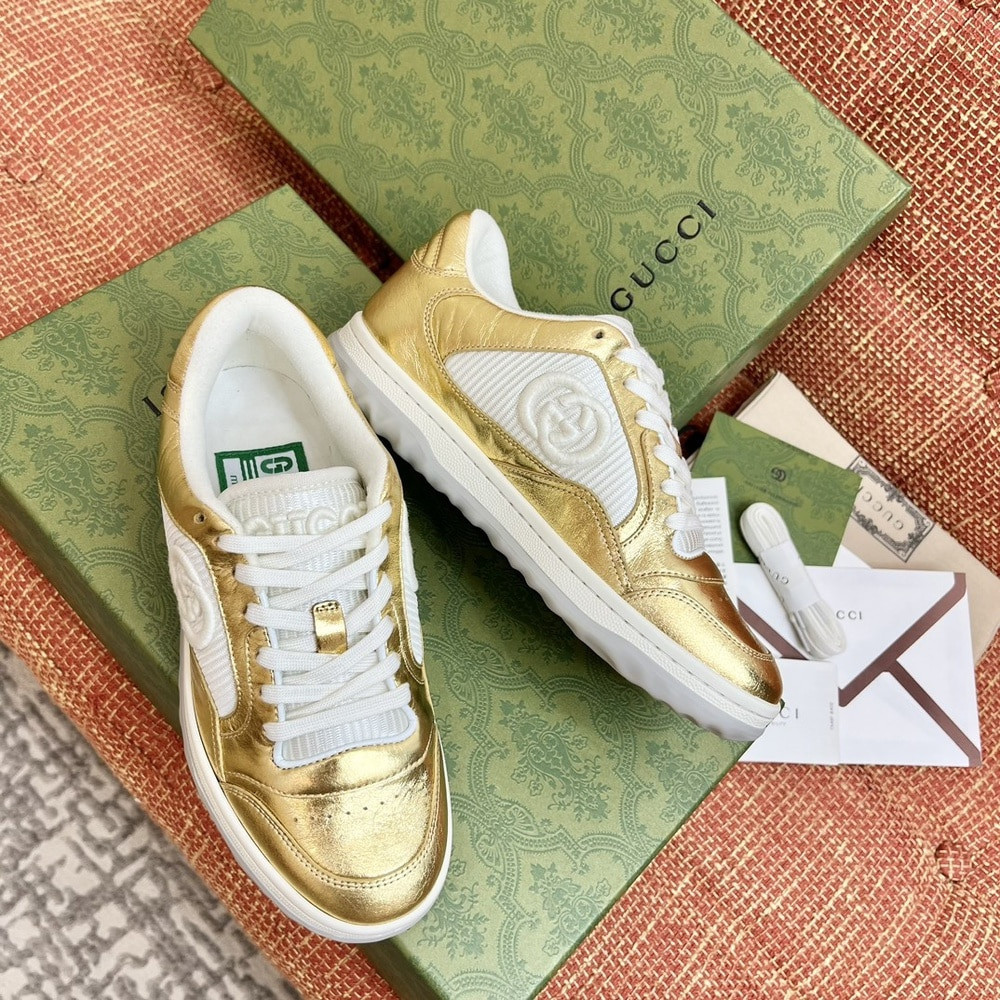 구찌 MAC80 빈티지 워싱 로우 스니커즈