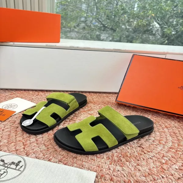 에르메스 2026 SS H 버클 레더 슬리퍼