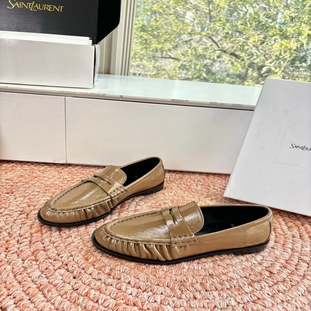 입생로랑 YSL 커플 로고 로퍼