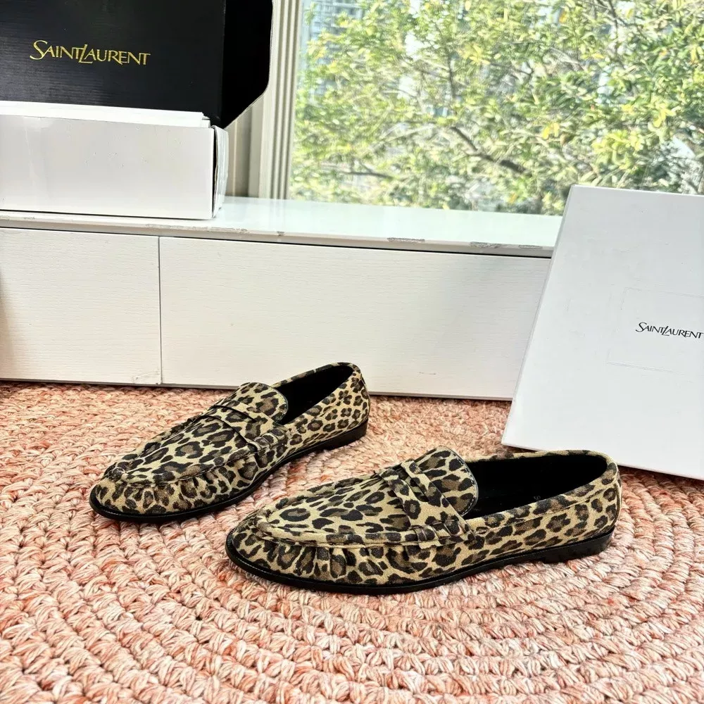 입생로랑 YSL 커플 로고 로퍼