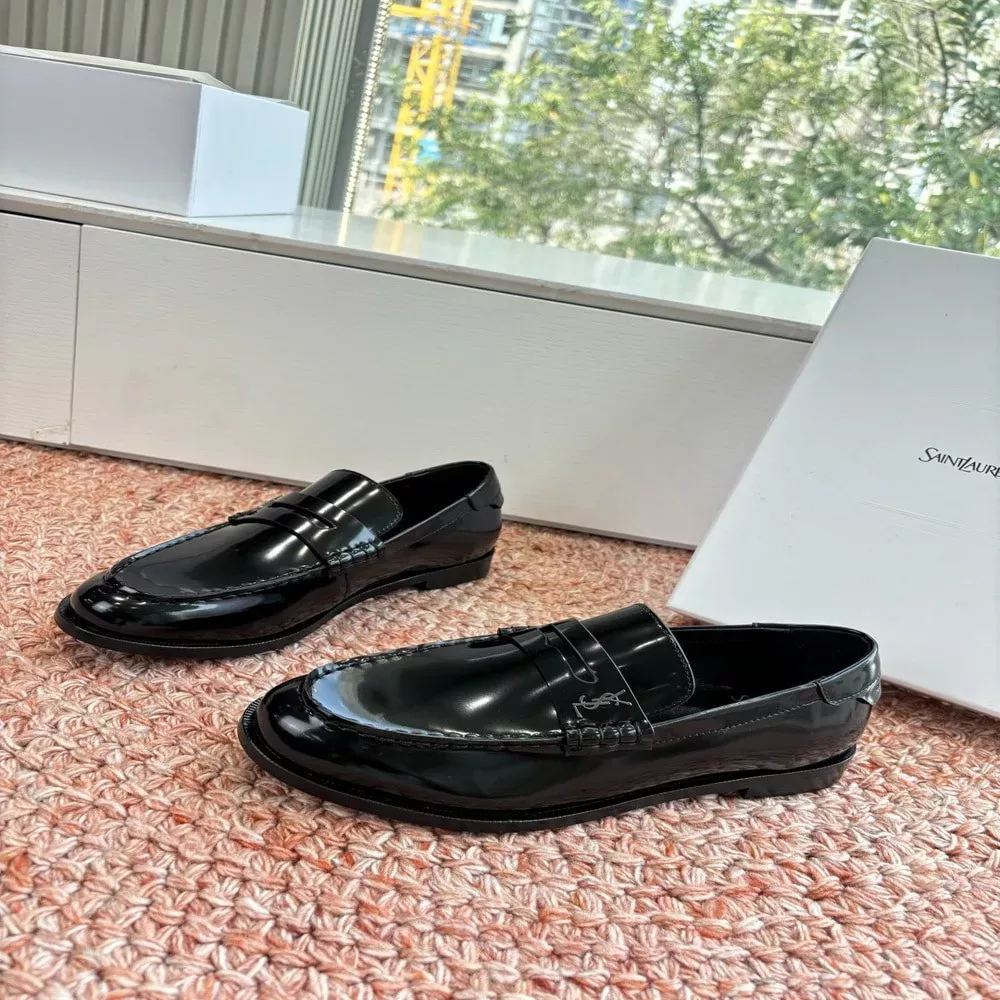 입생로랑 YSL 커플 로고 로퍼