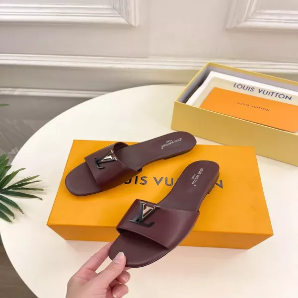 루이비통 LV 로고 클래식 플랫 슬리퍼