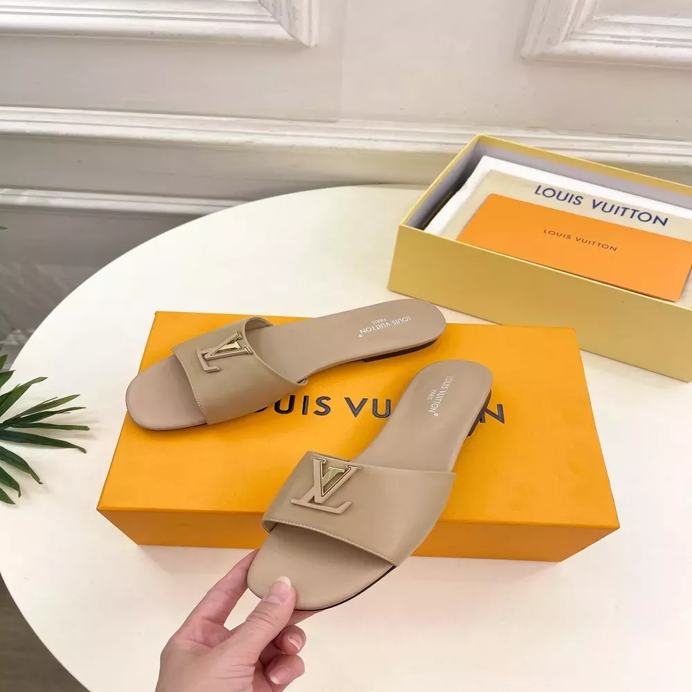 루이비통 LV 클래식 플랫 슬라이드