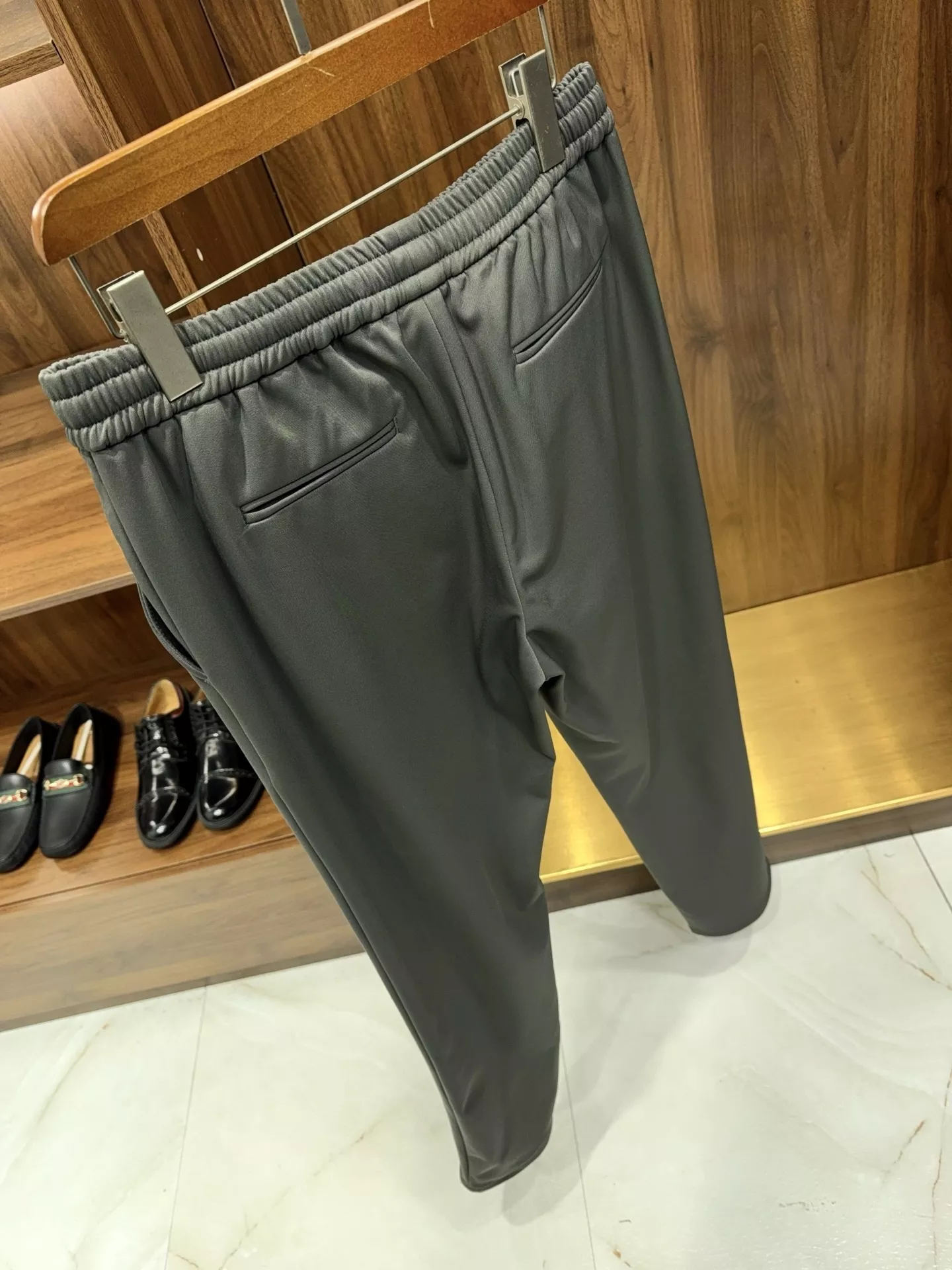 제냐 겨울용 복합소재 기모 안감 밴딩 팬츠 상세 이미지 18