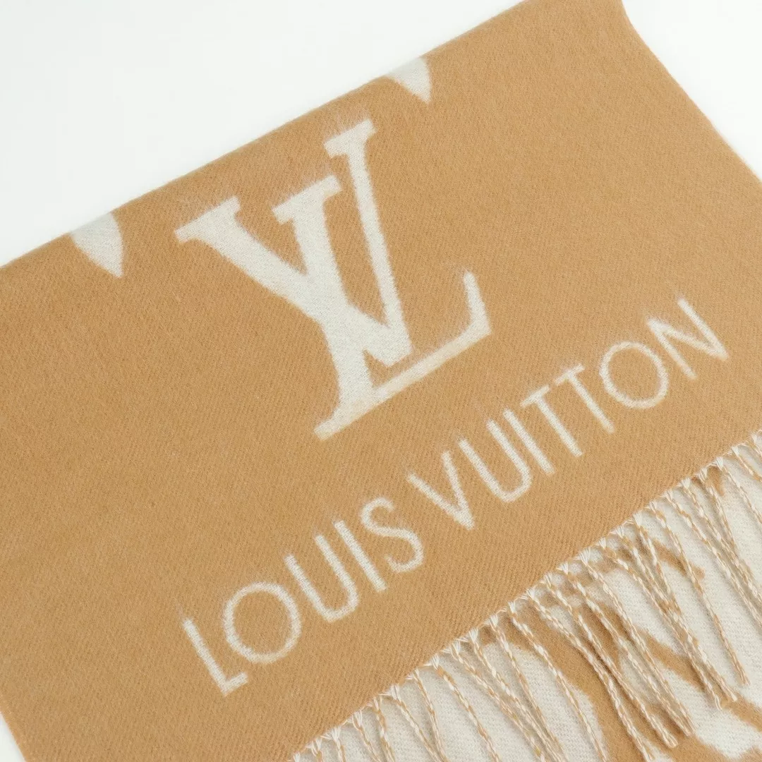 루이비통 LV 풀프린트 캐시미어 숄 상세 이미지 5