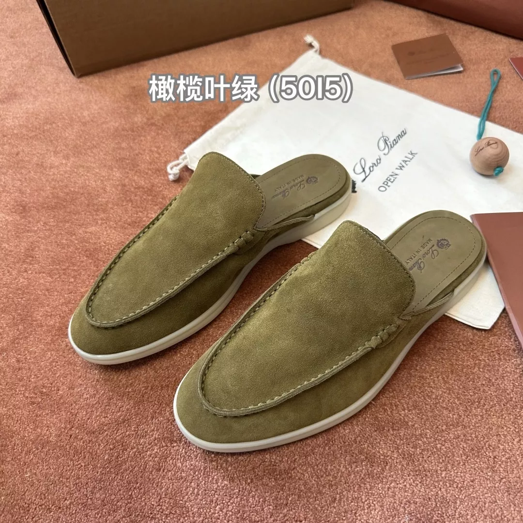 로로피아나 바부슈 워크 남성 모카신 반슬리퍼 상세 이미지 1