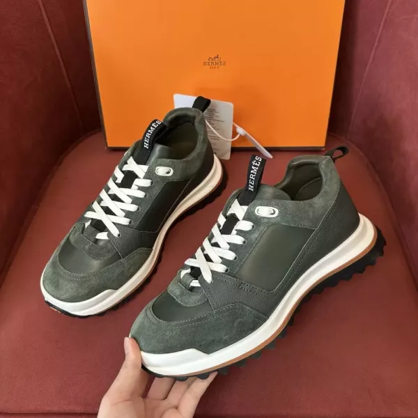 에르메스 리더 스니커즈