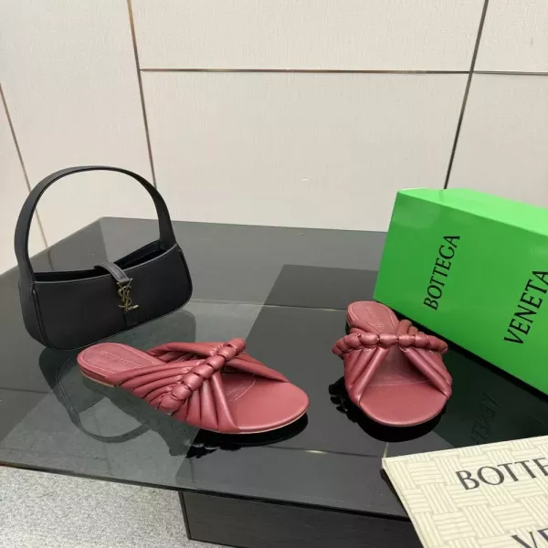 보테가베네타 인트레치아토 위빙 스트랩 슬리퍼