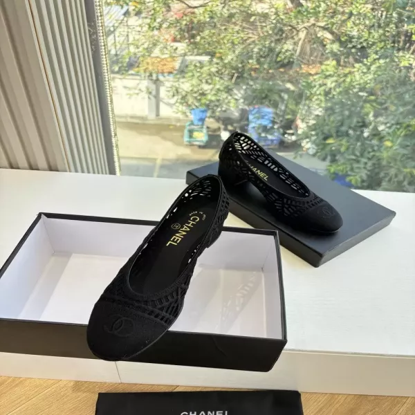 샤넬 编织玛丽珍包头单鞋