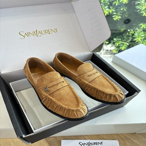 입생로랑 YSL 스몰 로고 뮬 로퍼