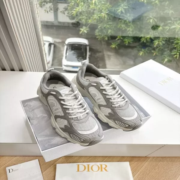 디올 Cest Dior 25SS 레더 메쉬 스니커즈