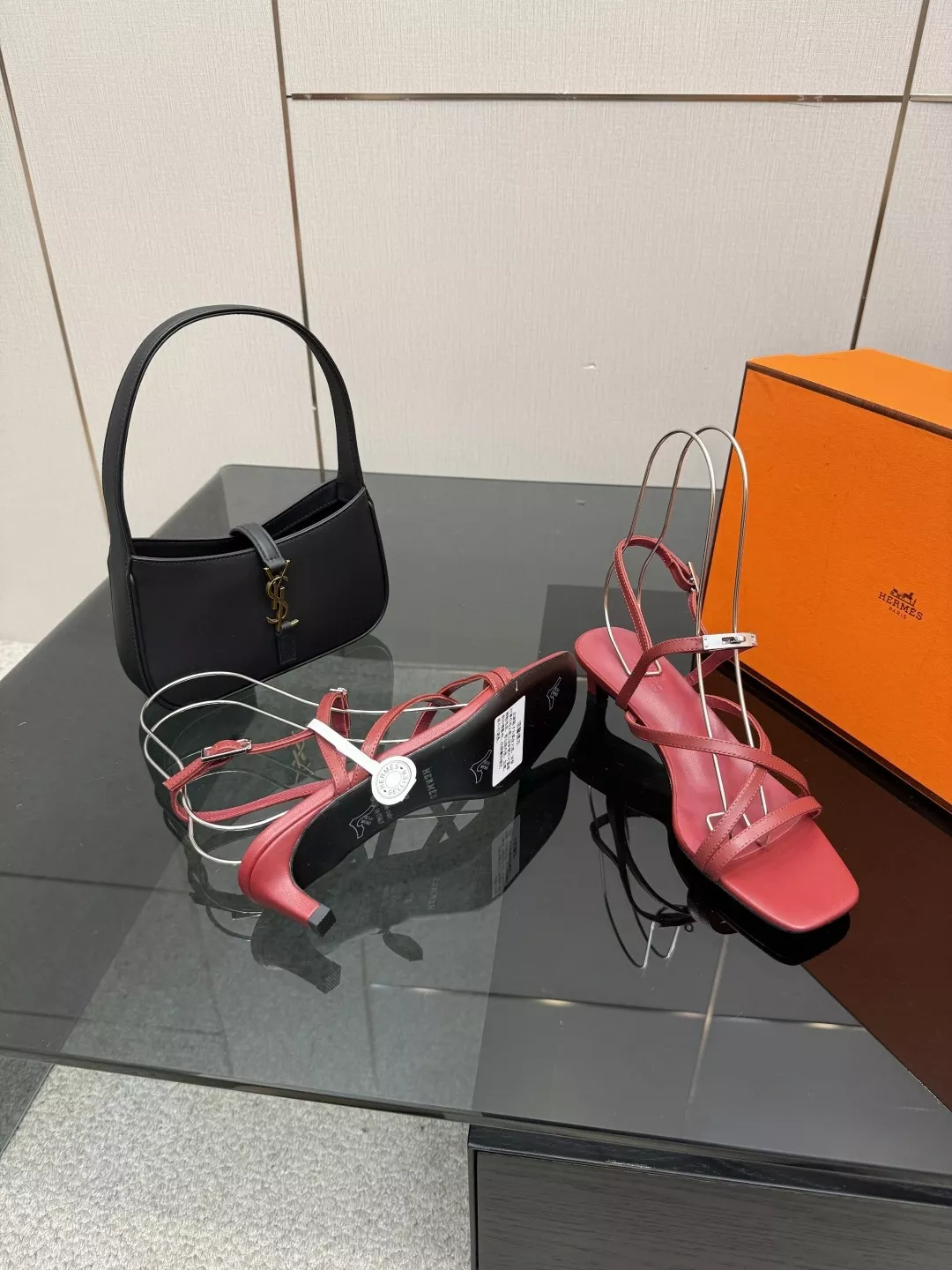 에르메스 켈리 버클 스트랩 캣힐 샌들 상세 이미지 6