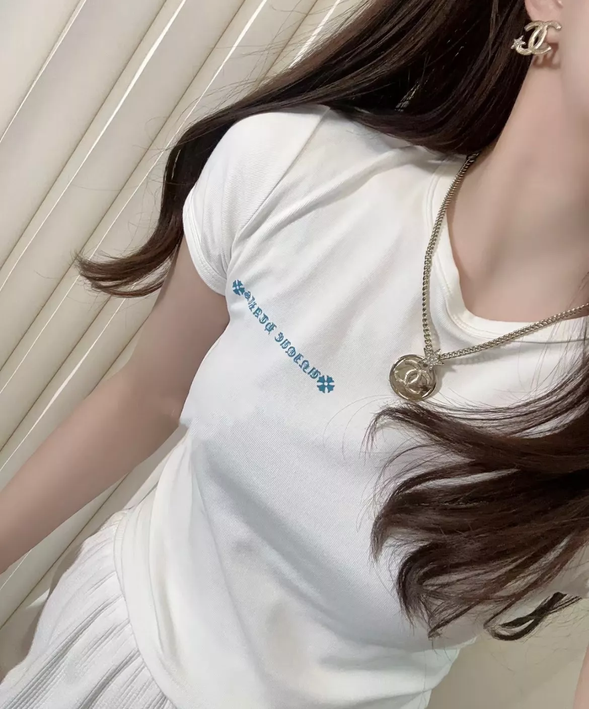 샤넬 별 포인트 더블C 코인 롱 네크리스 상세 이미지 12