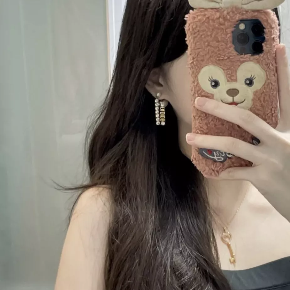 디올 트리발레 진주 로고 크리스탈 이어링 상세 이미지 8