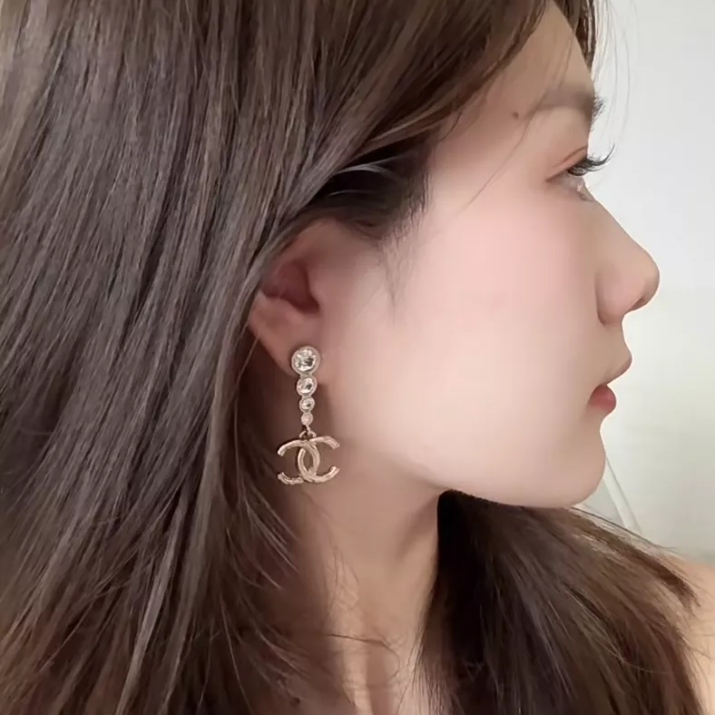 샤넬 더블C 라운드 큐빅 드롭 스터드 상세 이미지 8