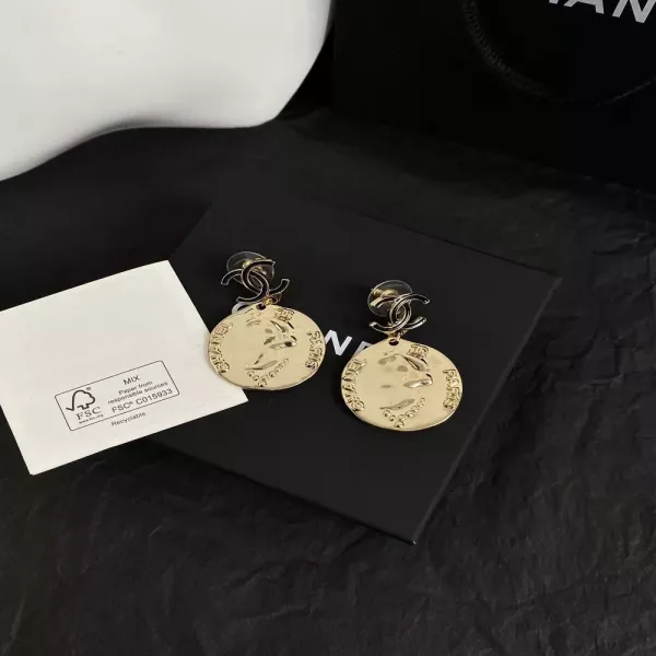 샤넬 더블C 코인 빈티지 이어링