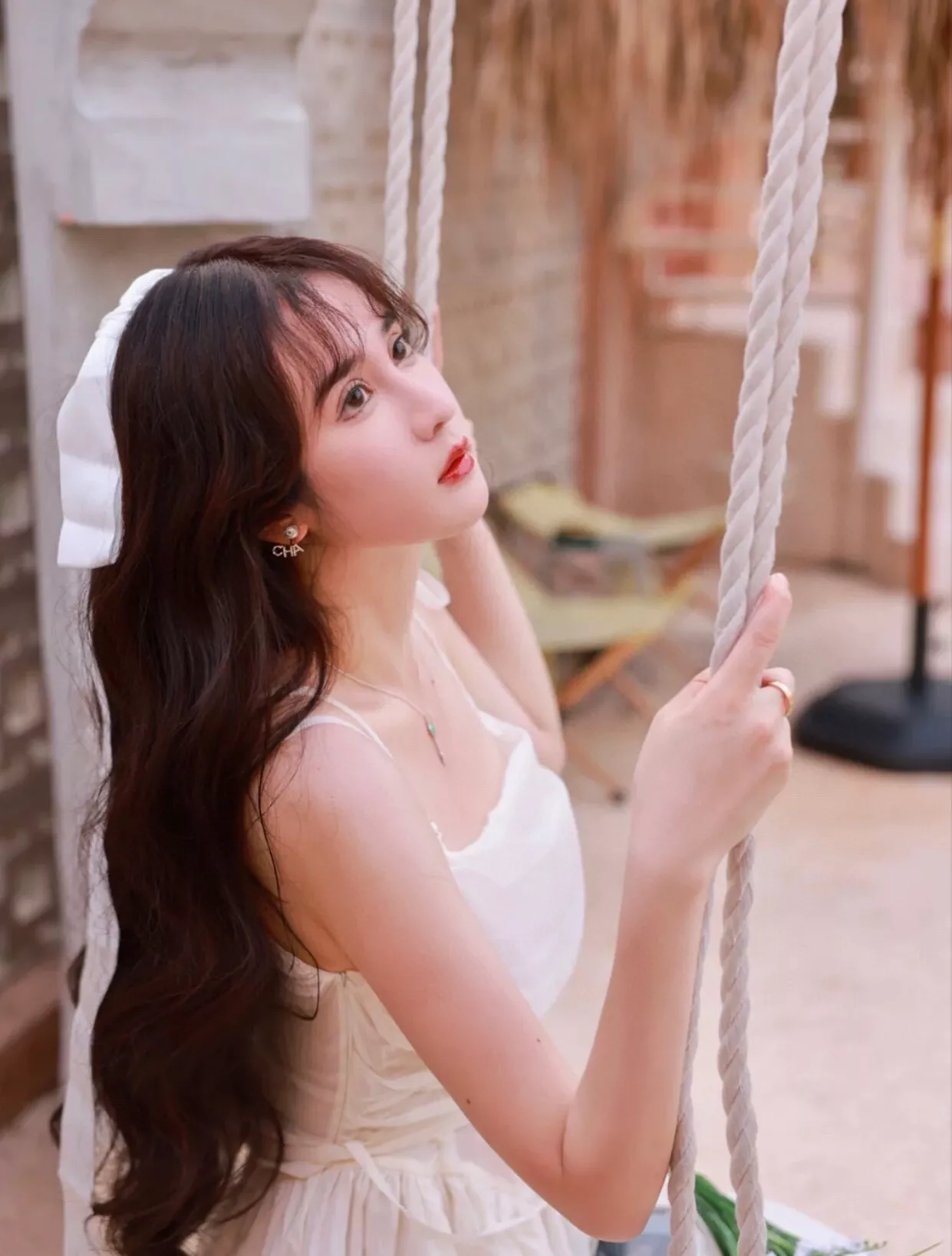 샤넬 진주 레터링 투웨이 스터드 이어링 상세 이미지 7