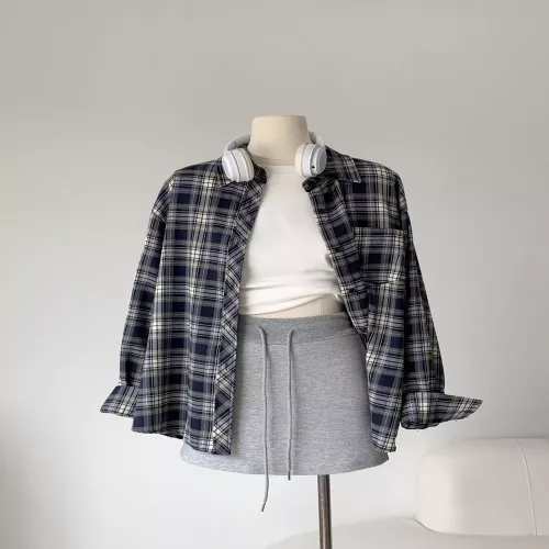 노브랜드 아메리칸 빈티지 오버핏 체크 셔츠