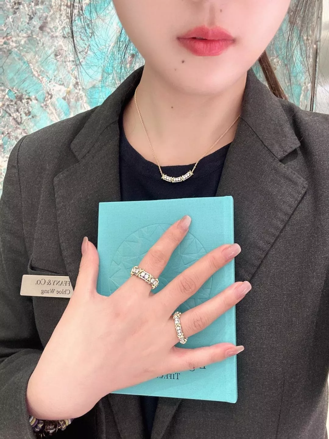 티파니앤코 크로스 체인 네크리스 상세 이미지 13