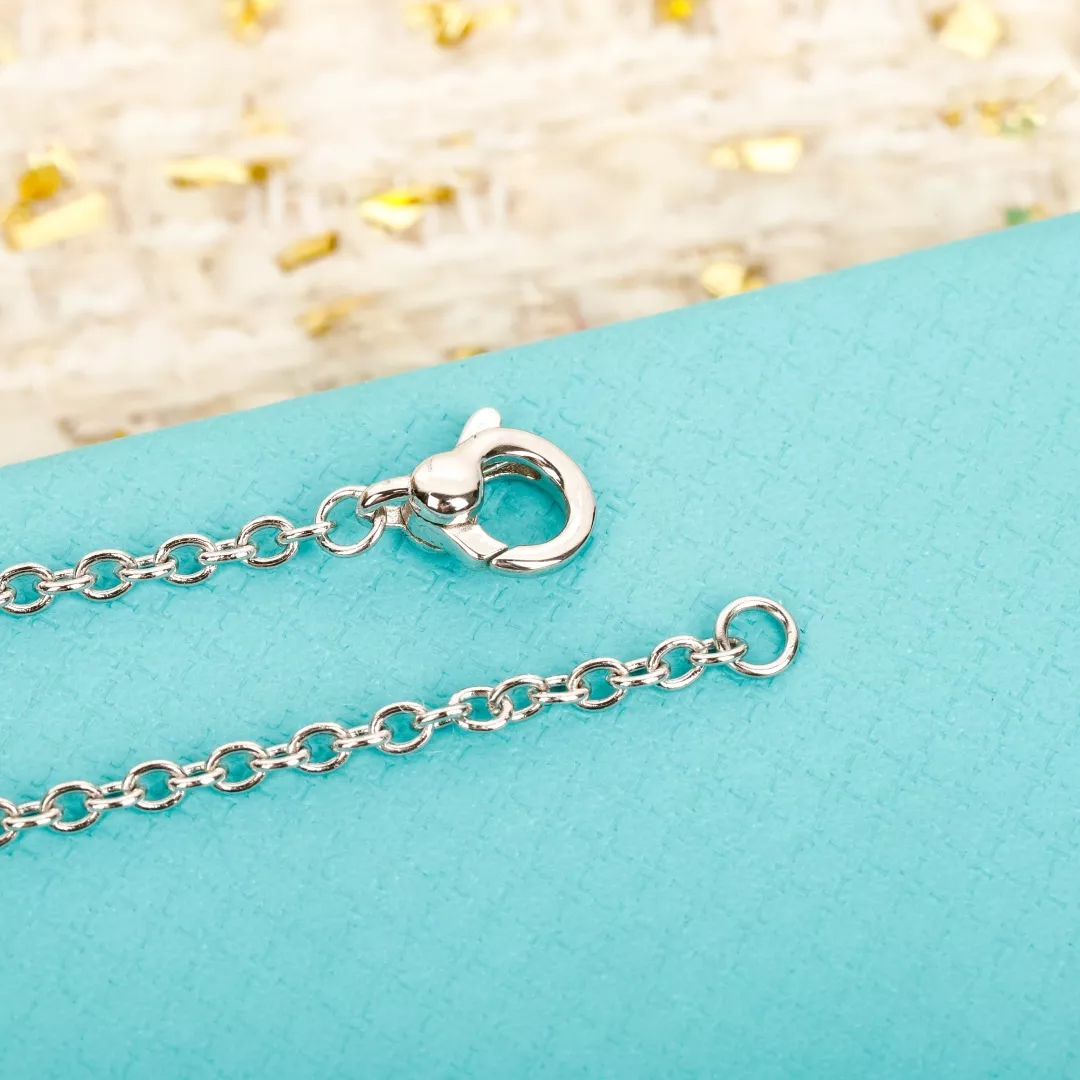티파니앤코 더블 하트 태그 미니 체인 목걸이 상세 이미지 6