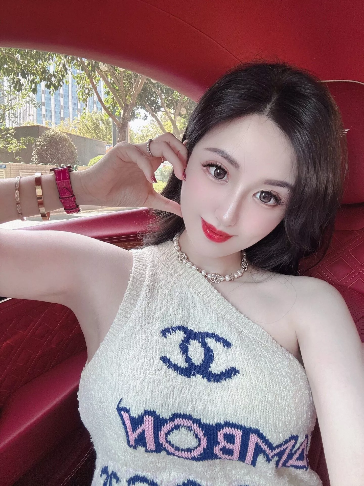 샤넬 진주 장식 더블씨 스타 초커 상세 이미지 38