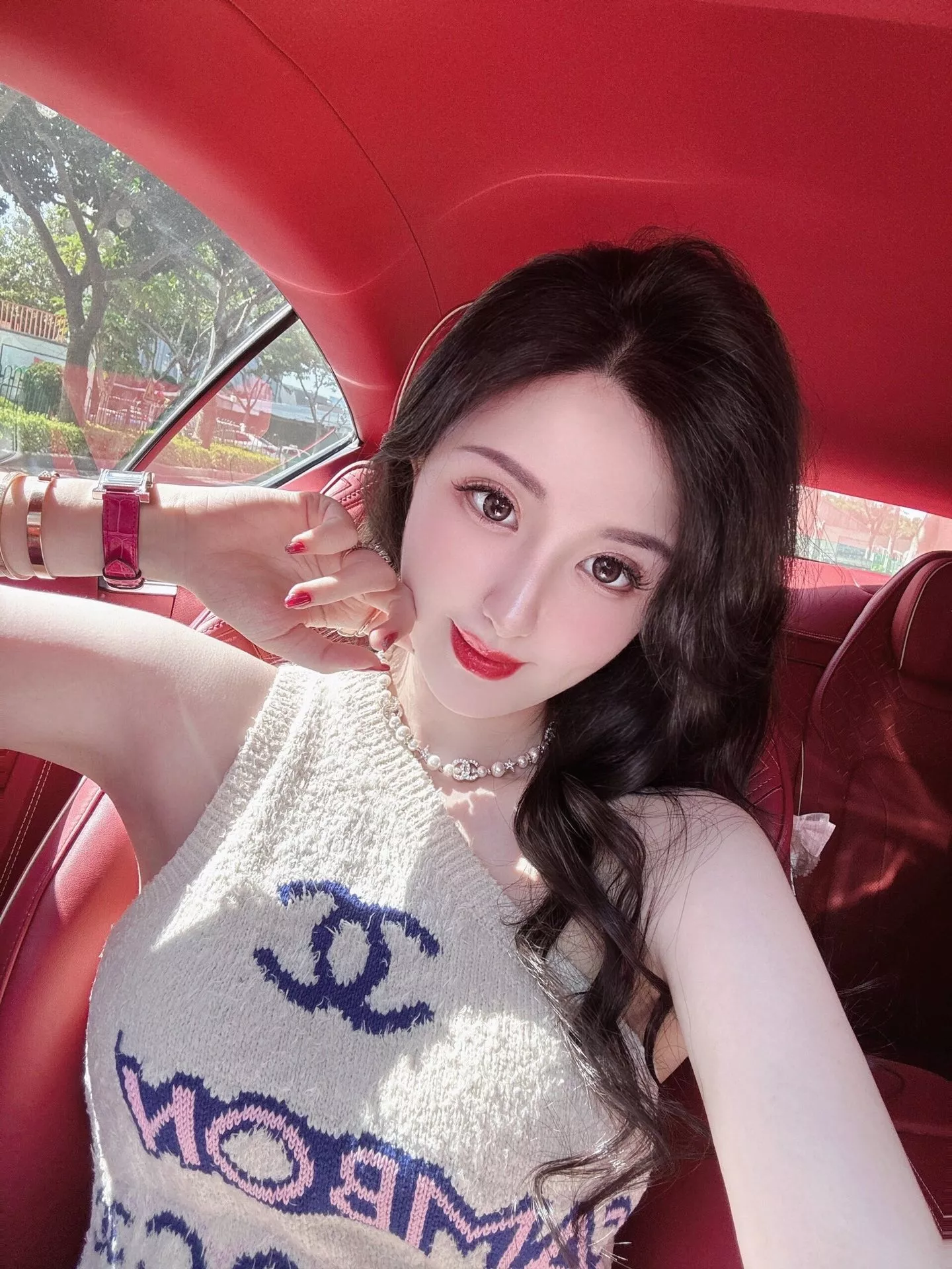 샤넬 진주 장식 더블씨 스타 초커 상세 이미지 37