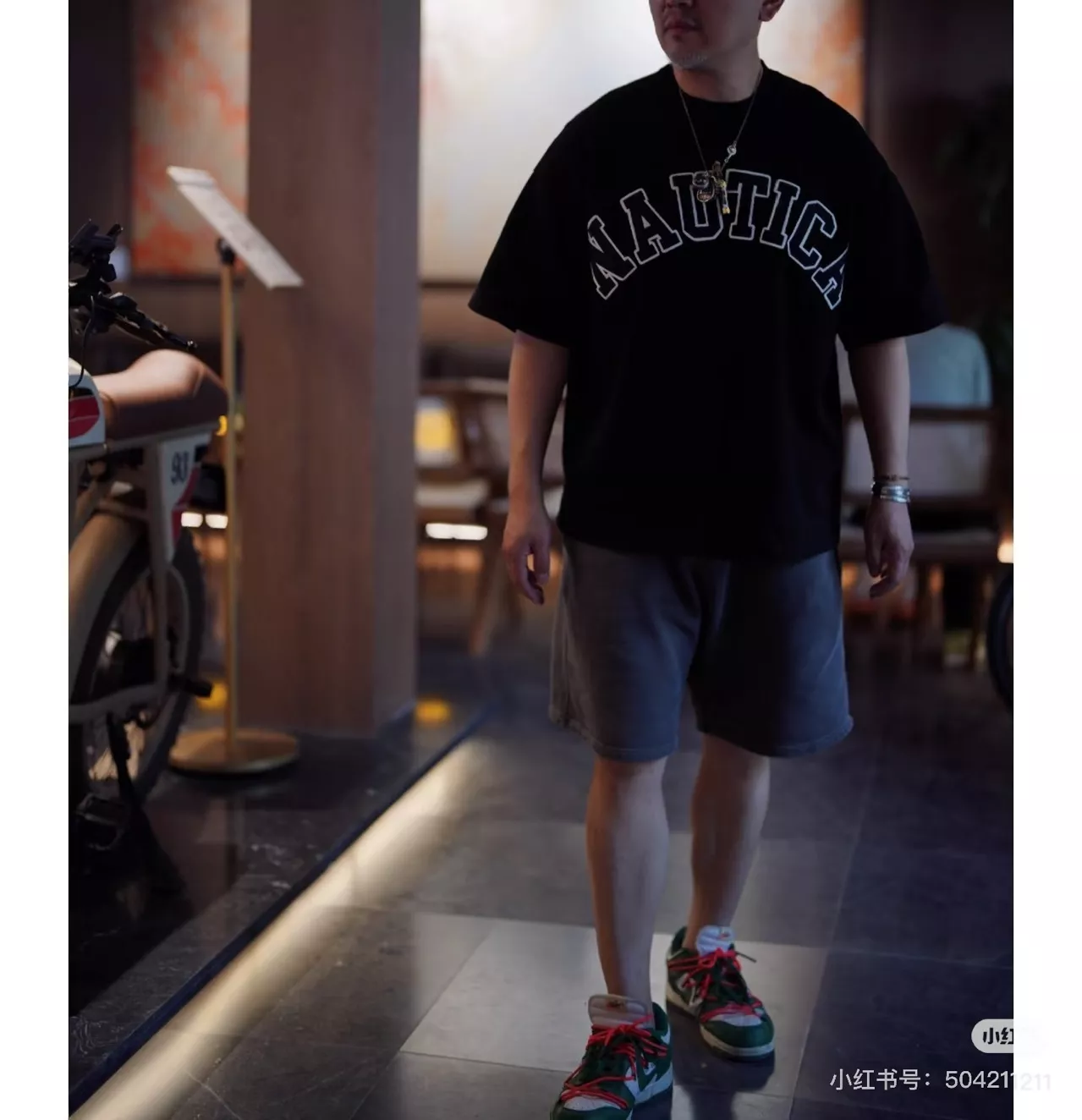 노티카 워시드 자수 콜라보 반소매 티셔츠 상세 이미지 36