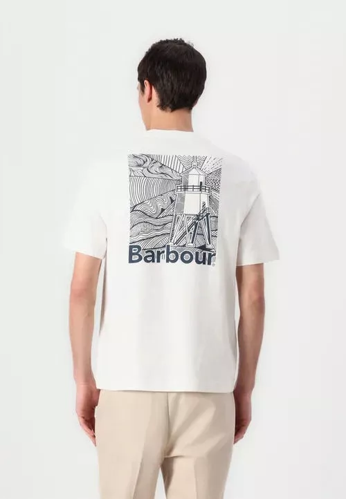 바버 백등대 프린트 반소매 티셔츠 상세 이미지 23