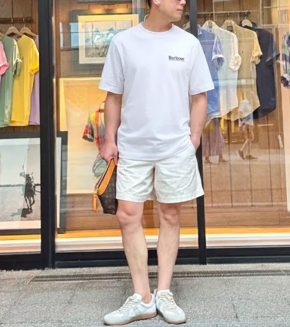 바버 백등대 프린트 반소매 티셔츠 상세 이미지 25