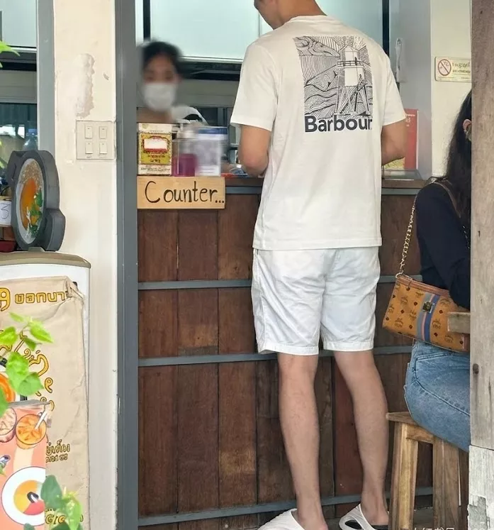 바버 백등대 프린트 반소매 티셔츠 상세 이미지 27