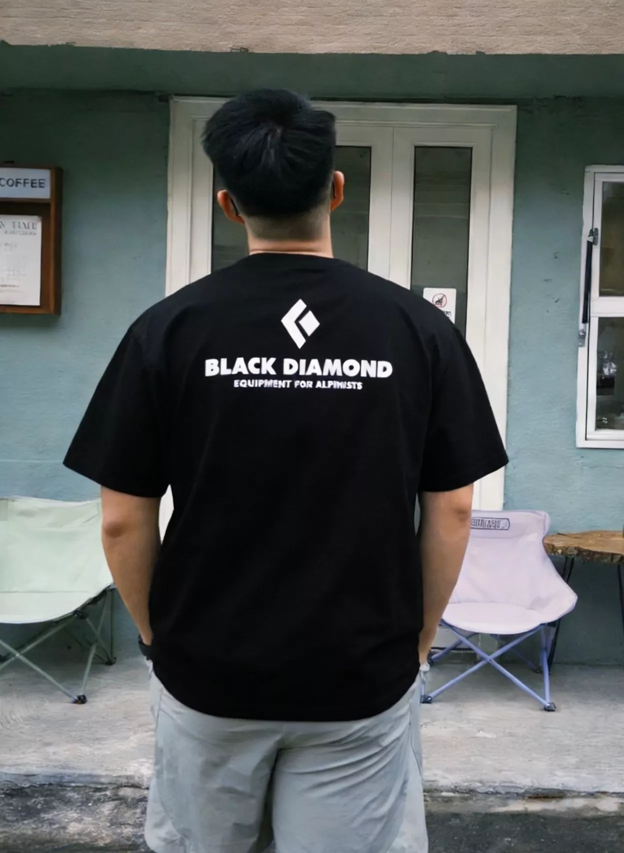 블랙다이아몬드 아웃도어 로고 프린트 반소매 티셔츠 상세 이미지 39