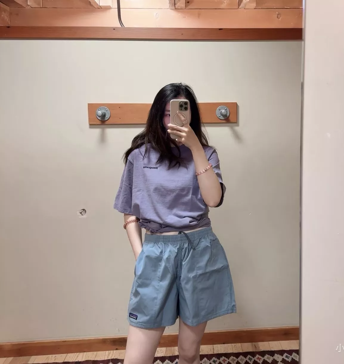 파타고니아 산맥 로고 프린트 반소매 티셔츠 상세 이미지 47