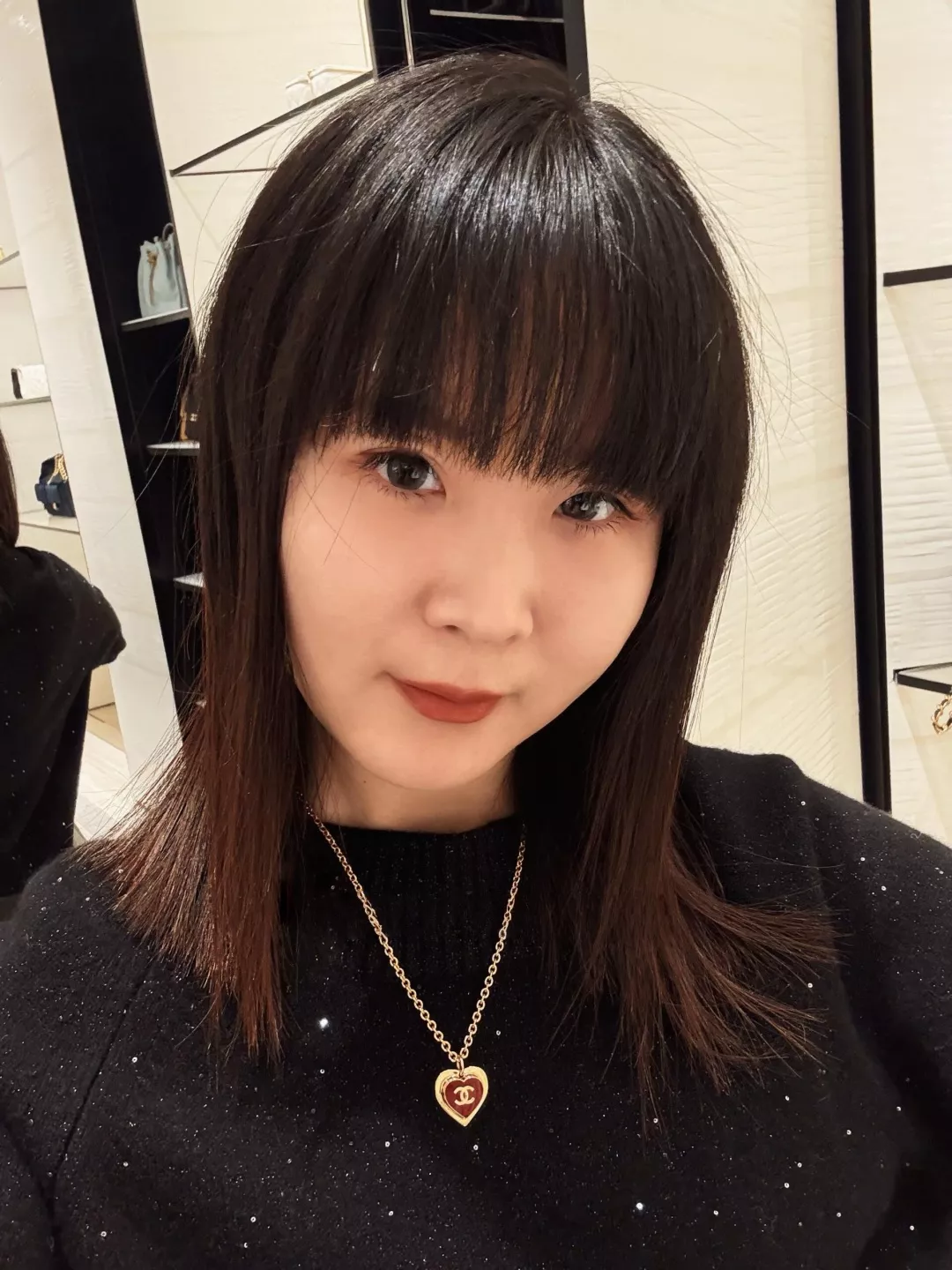 샤넬 하트 펜던트 체인 목걸이 상세 이미지 21