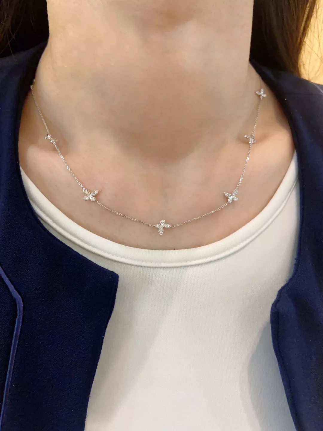 그라프 풀다이아 버터플라이 체인 목걸이 상세 이미지 18