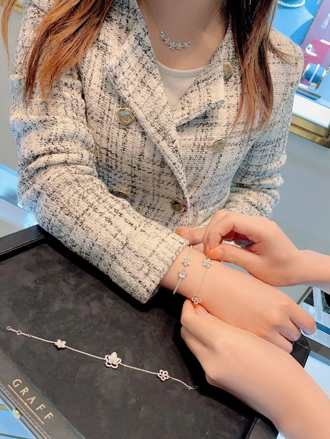 그라프 와일드플라워 다이아 플라워 네크리스 상세 이미지 12