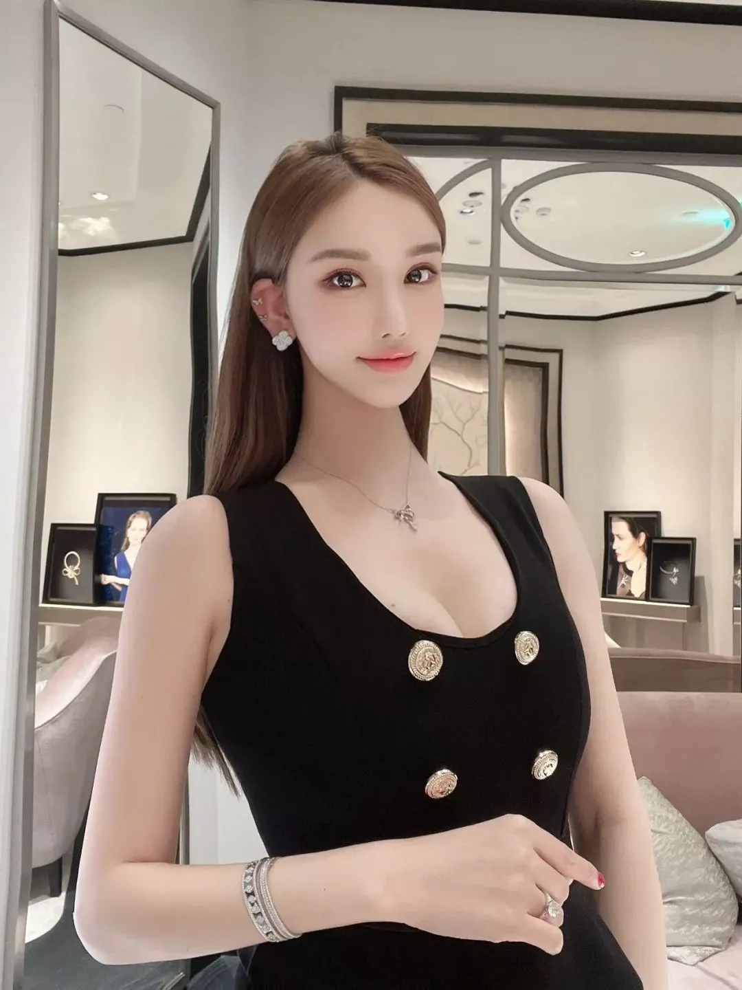 그라프 리본 모티브 다이아 펜던트 상세 이미지 23