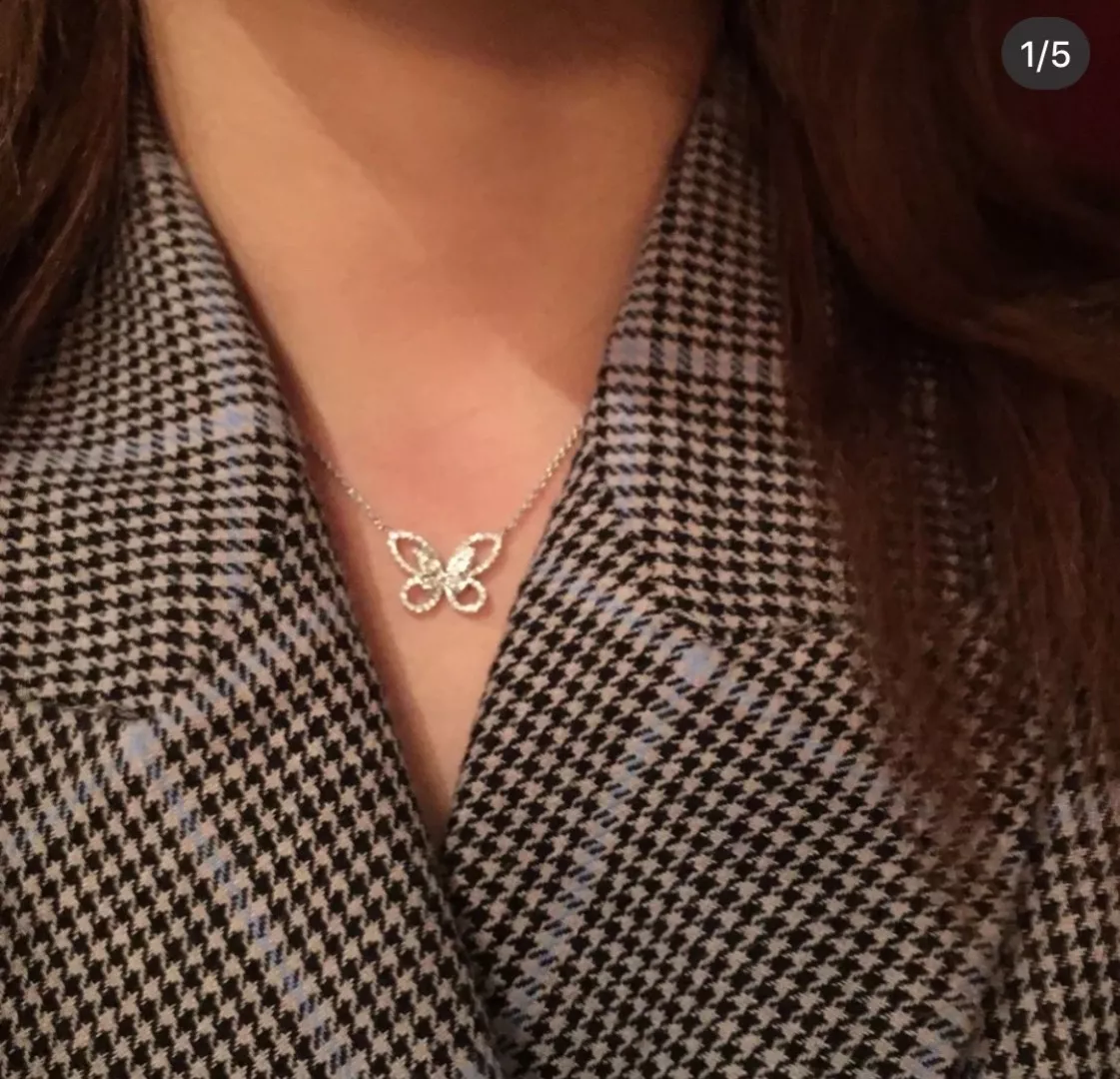 그라프 버터플라이 다이아 체인 목걸이 상세 이미지 12