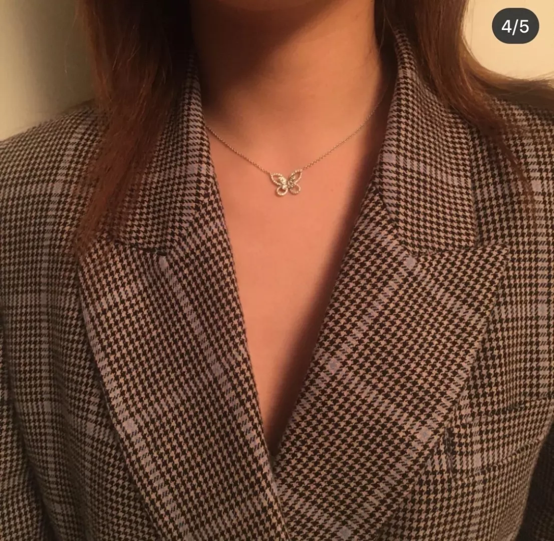 그라프 버터플라이 다이아 체인 목걸이 상세 이미지 13