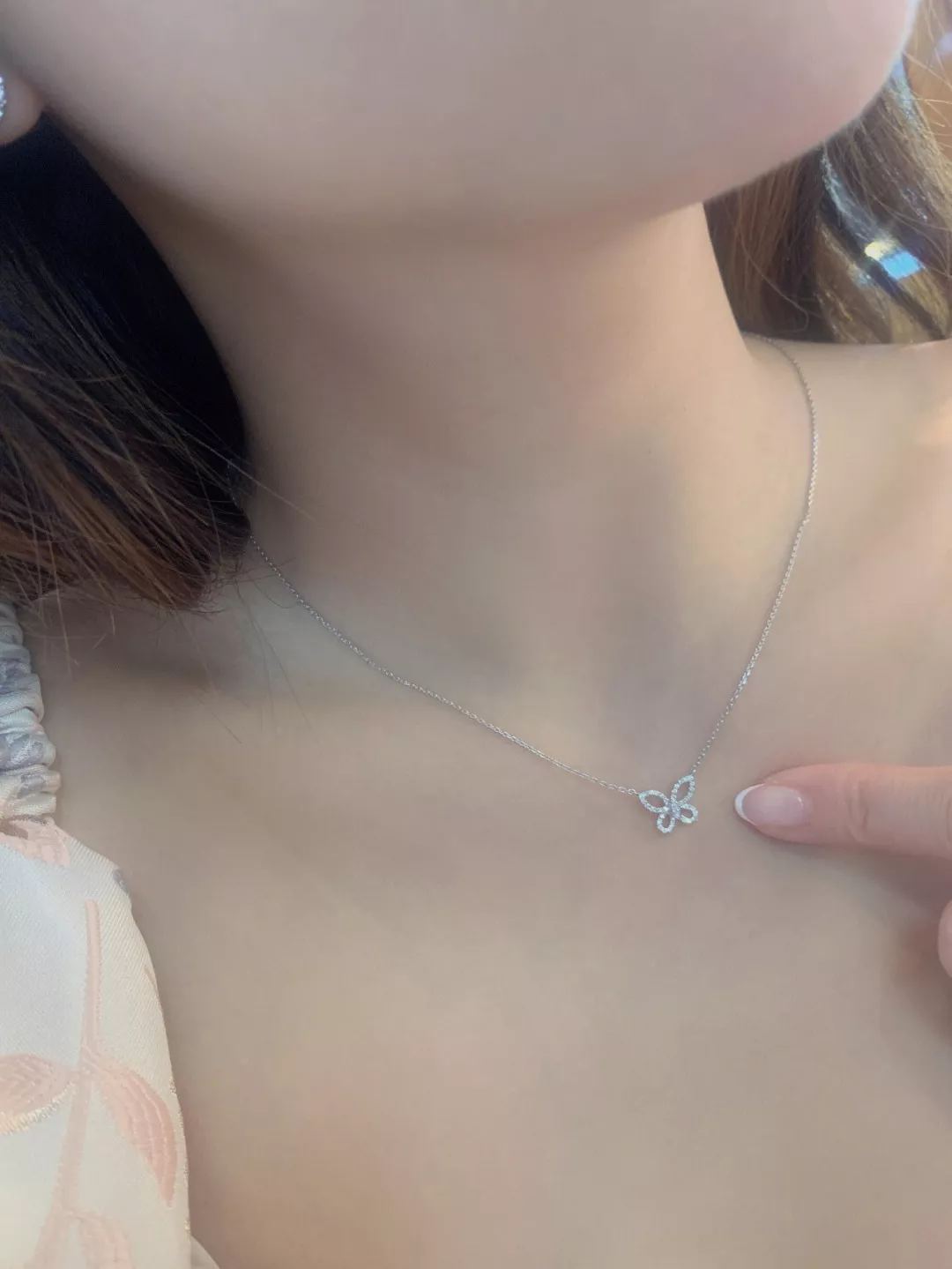 그라프 버터플라이 미니 다이아 목걸이 상세 이미지 12